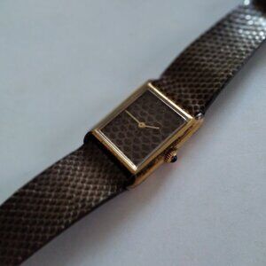 Vintage 1070's Rare Kenneth Jay Lane Tank Style Ladies Watch